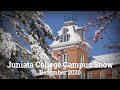 Juniata College Huntingdon PA Campus Snow December 2020