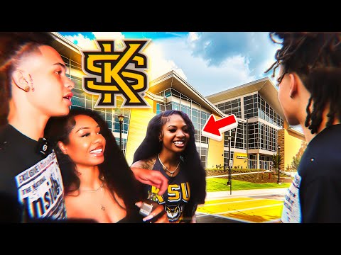 Ich bin vom Abhängen mit den NCAT-Bösewichten direkt zum Homecoming der KSU gegangen 😍