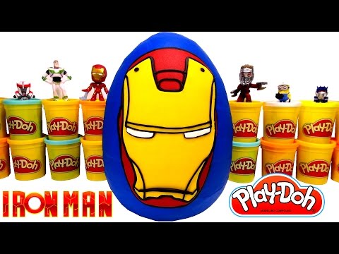 Yenilmezler Demir Adam (Iron Man) Sürpriz Yumurta Oyun Hamuru - Avengers Ironman Oyuncakları