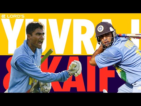 Yuvraj and Kaif - The WINNING Partnership | India Beat England At Lord's | 2002 Natwest Final