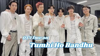 Download lagu Requested 💮 #BTS 🔰 OT7 💜 FMV on Tumhi ho bandhu bollywood song ♥❣️♥ mp3