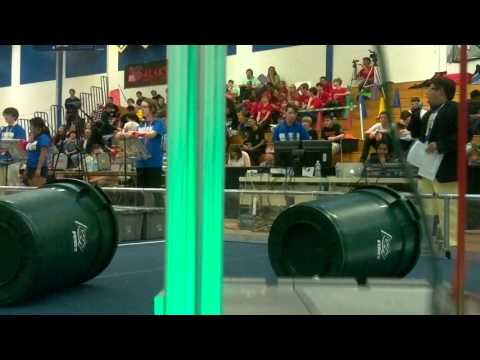 FRC Team 3637 - Brunswick Eruption 2015 - Qualification Match 23 - Robot Front POV