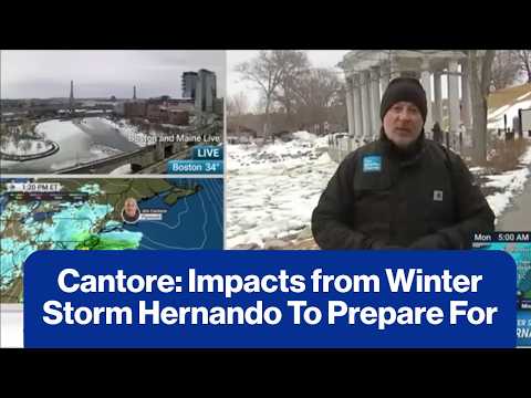 Jim Cantore: Biggest Impacts from Winter Storm Hernando in Massachusetts
