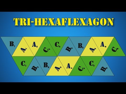 How to make a Tri - Hexaflexagon. How to make a Flexagon origami | ORGANZA