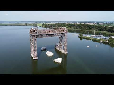 Hubbrücke Karnin    Insel Usedom  1933