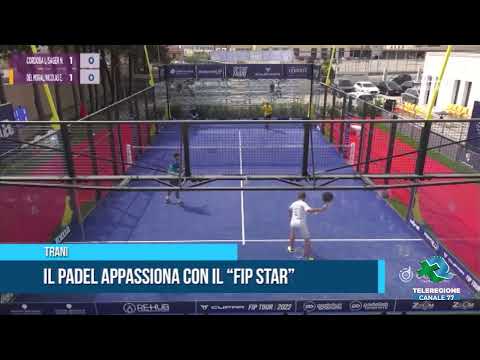 TRANI  Il padel appassiona con il Fip Star  TG Teleregione 04 06 2022