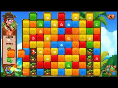 Lost Island Blast Adventure Level 608 - NO BOOSTERS 🏝️ | SKILLGAMING ✔️