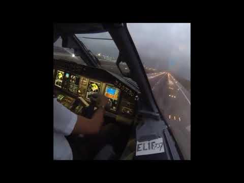 UNBELIEVABLE CROSSWIND LANDING during a STORM