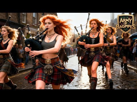 March Through Edinburgh — Epic Scottish Bagpipe Parade | Celtic Music