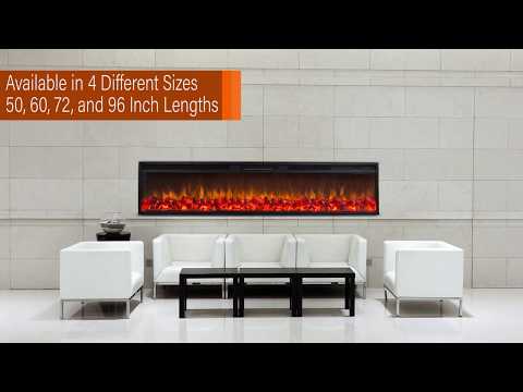 Touchstone Emblazon Linear Electric Fireplace Collection Video