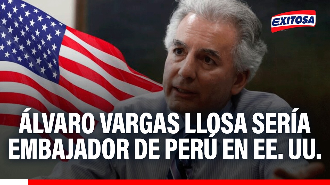 🔴🔵 Álvaro Vargas Llosa sería embajador de Perú en EE. UU.