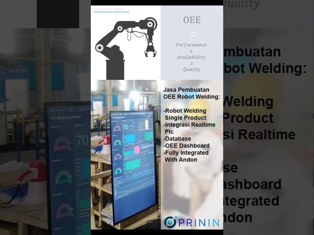 Pembuatan OEE Robot Welding Single Product