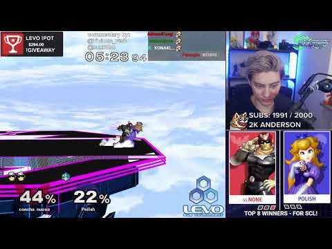 LEVO #14 - n0ne (Captain Falcon) vs Polish (Peach) - NA Finals Top 8 WSF