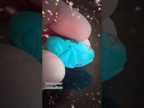 #Beautiful #Firoza.#Engraved Flower.Available For Sale.More Details Call Us.03153028194.