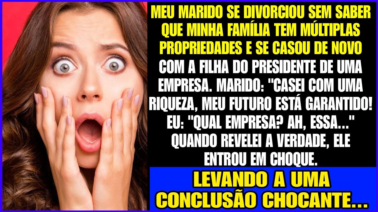 Meu marido DIVORCIOU de mim sem saber que possuo muitas RIQUEZAS e casou com a filha do presidente.