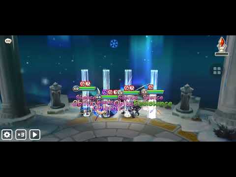 Summoners War Isis(Light Desert Queen) AO test