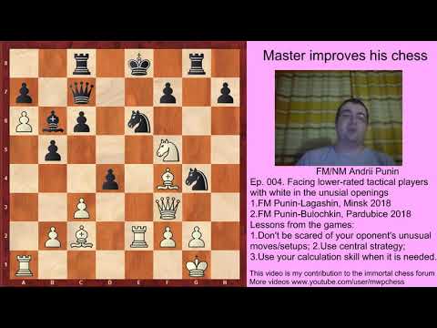 Chess-Facing lower-rated tactical players with white in the unusial openings