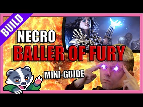 [PoE 3.11] Baller of Fury - Necro VD/DD Spellslinger MINI-BUILD GUIDE!