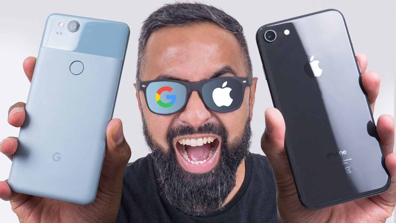 Google Pixel 2 vs iPhone 8