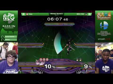 MADD City Greensboro Top 16 W2 - Zasa (Jigglypuff) vs NEG | TAH. (Marth)