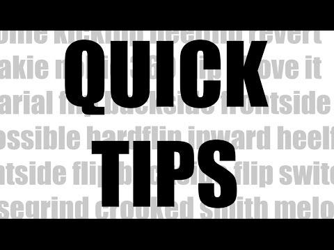 Quick Tips Ep. 1: Frontside 180