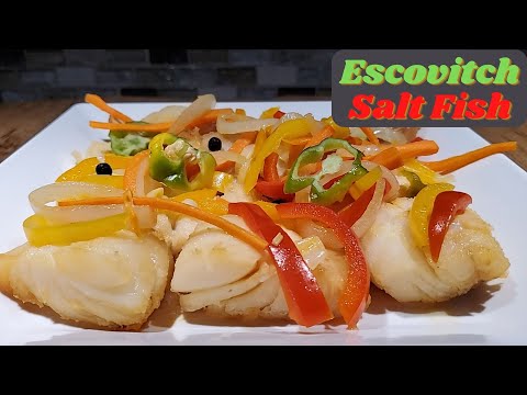 How to Make Escovitch Salt Fish||Fried Salt Fish Recipe||ChannesCooking