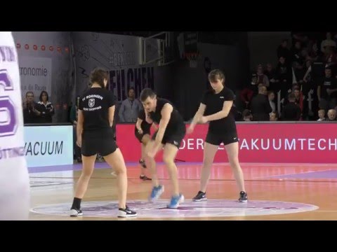 02.01.2016 Auftritt beim Spiel der BG Göttingen-Gießen 46ers