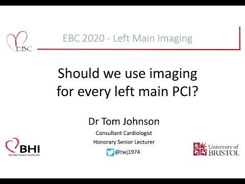 Should we use imaging for every left main PCI? - Dr Tom Johnson
