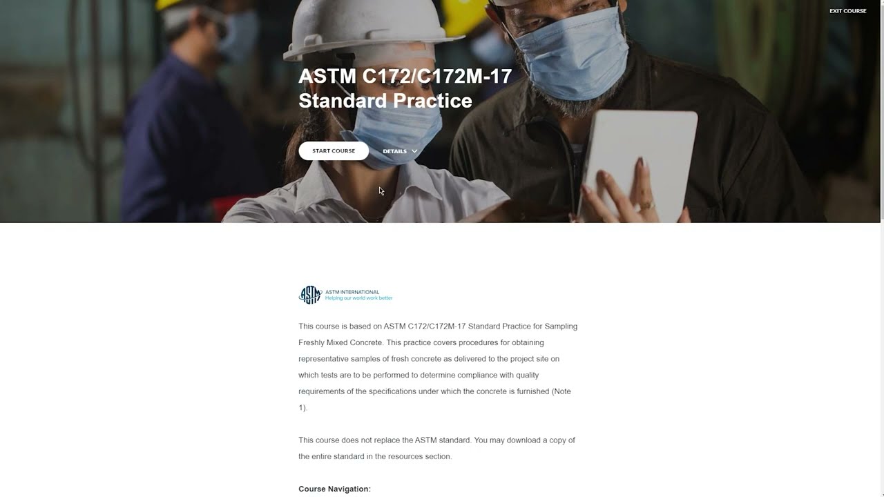 Construction Materials Testing eLearning Programs