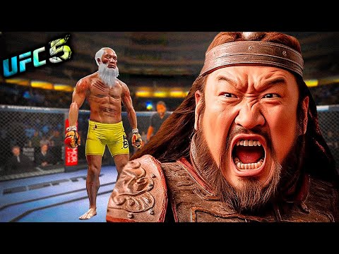 Old Bruce Lee vs. Genghis Khan (EA sports UFC 5)