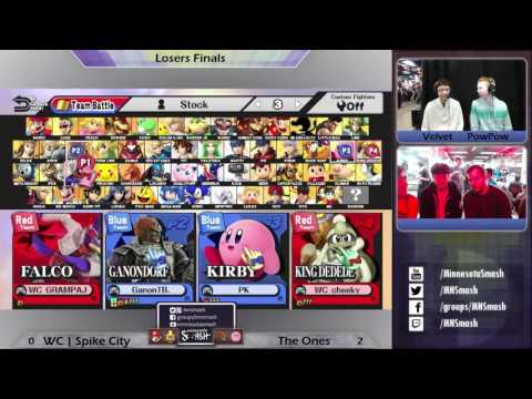 UMN-Dec, Sm4sh Doubles Losers Finals: WC | Spike City v. The Ones