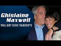 Ghislaine Maxwell Trial Update Jury Seeks Transcripts Of Accusers