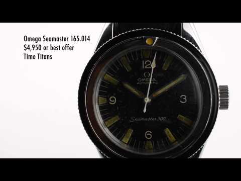 Omega Seamaster 300 165.014 Straight Lugs Cal. 552 1966 Gorgeous Dial 39MM Early Diver