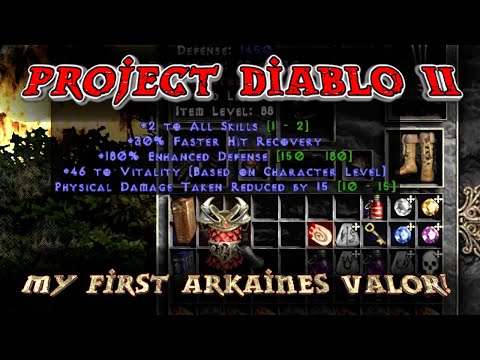 Project Diablo 2: Just Found A Perfect Arkaine's Valor!!!!