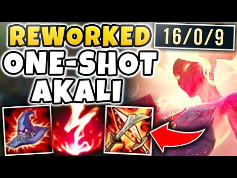 NEW REWORKED AKALI IS ACTUALLY 100% BROKEN!!! WTF IS THIS BURST?! - SEASON 8 AKALI REWORK