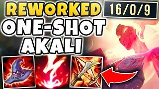 NEW REWORKED AKALI IS ACTUALLY 100% BROKEN!!! WTF IS THIS BURST?! - SEASON 8 AKALI REWORK