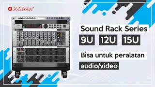 Kenika Sound Rack Series 9U 12U 15U Cocok Untuk Amplifier & Perangkat Audio/Video