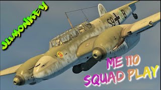 preview picture of video 'War Thunder-Messershcmitt Me 110 Squad Play with Einheart (HD)'