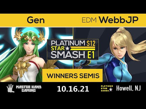 PSS S12:E1 - EDM | WebbJP (Zero Suit Samus) vs Gen (Palutena) - W Semifinals