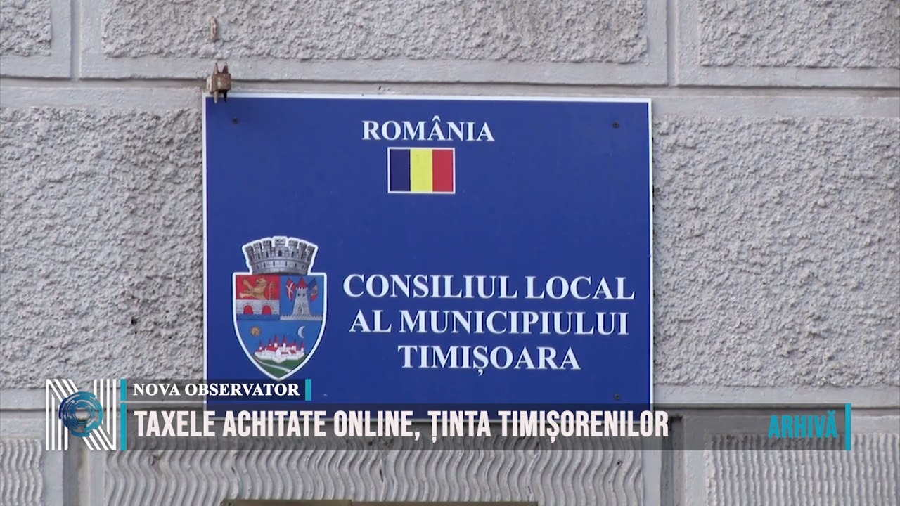 Taxele achitate online, ținta timișorenilor