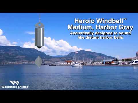 Heroic Windbell - Medium, Harbor Gray