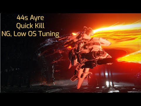 Crazy ayre kill NG low OS tuning (current WR) Patch 1.02.1 | Armored Core 6 Speedrun