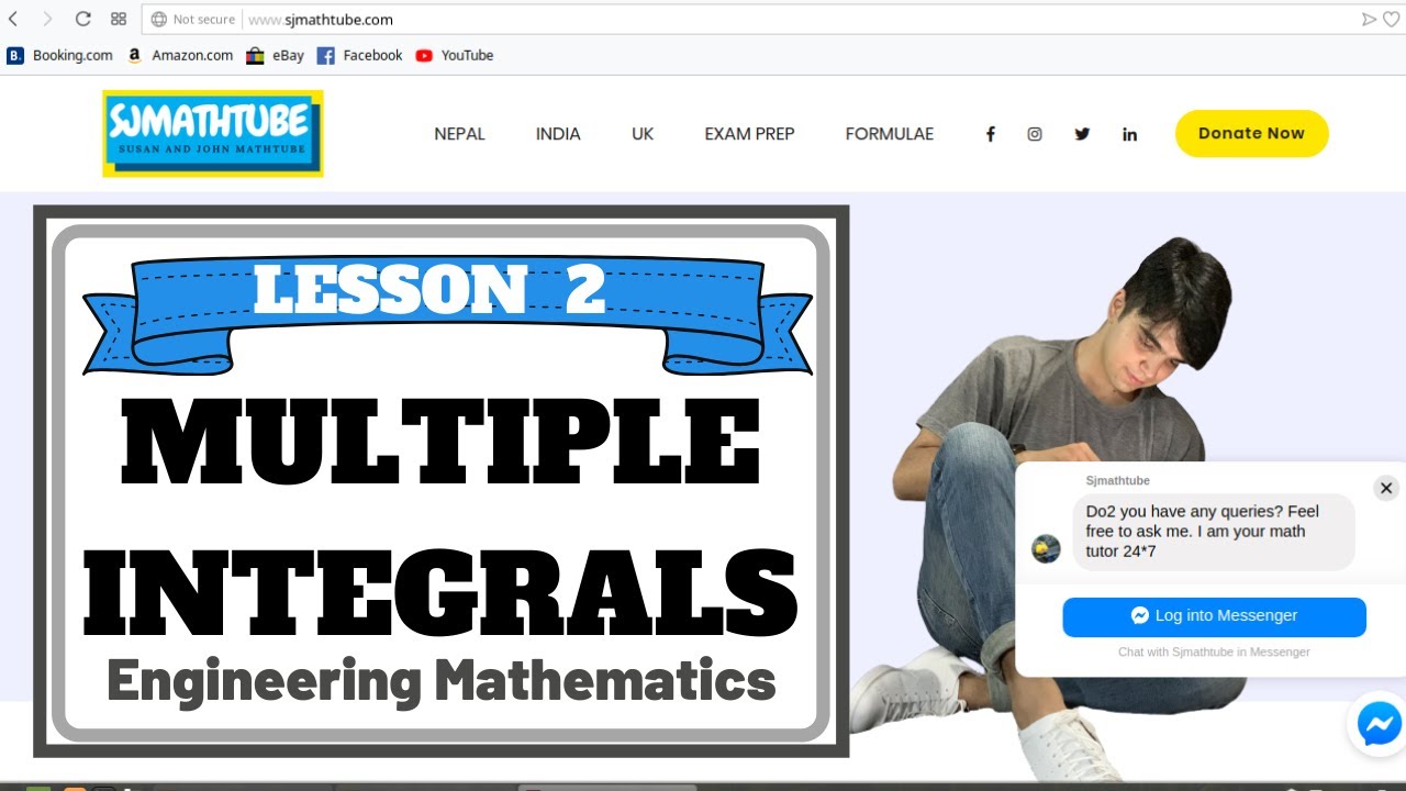 Multiple Integrals  -  LESSON  2  - Evaluating Double Integrals -  ENGINEERING MATHEMATICS