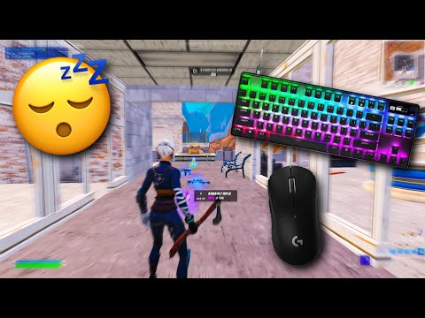 SteelSeries Apex Pro TKL ASMR 😴 Tilted Zone Wars Gameplay 🏆 Satisfying Keyboard Fortnite 240 FPS 4K