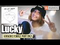 Lucky - Jason Mraz, Colbie Caillat (Karaoke Female Part Only)