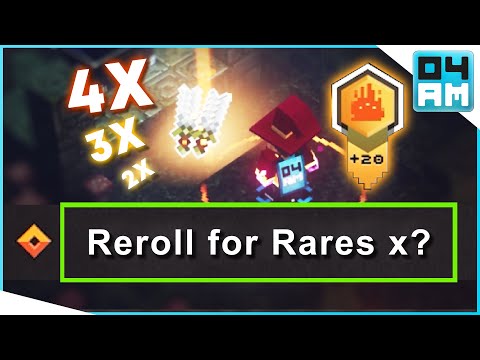 WHAT IS REROLL FOR RARES & Unique Drop Chance Explained in Minecraft Dungeons Apocalypse Plus