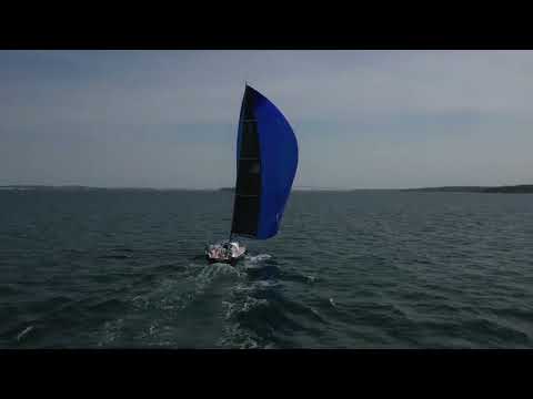 Gorgeous day for sailing on J/45 Acadia