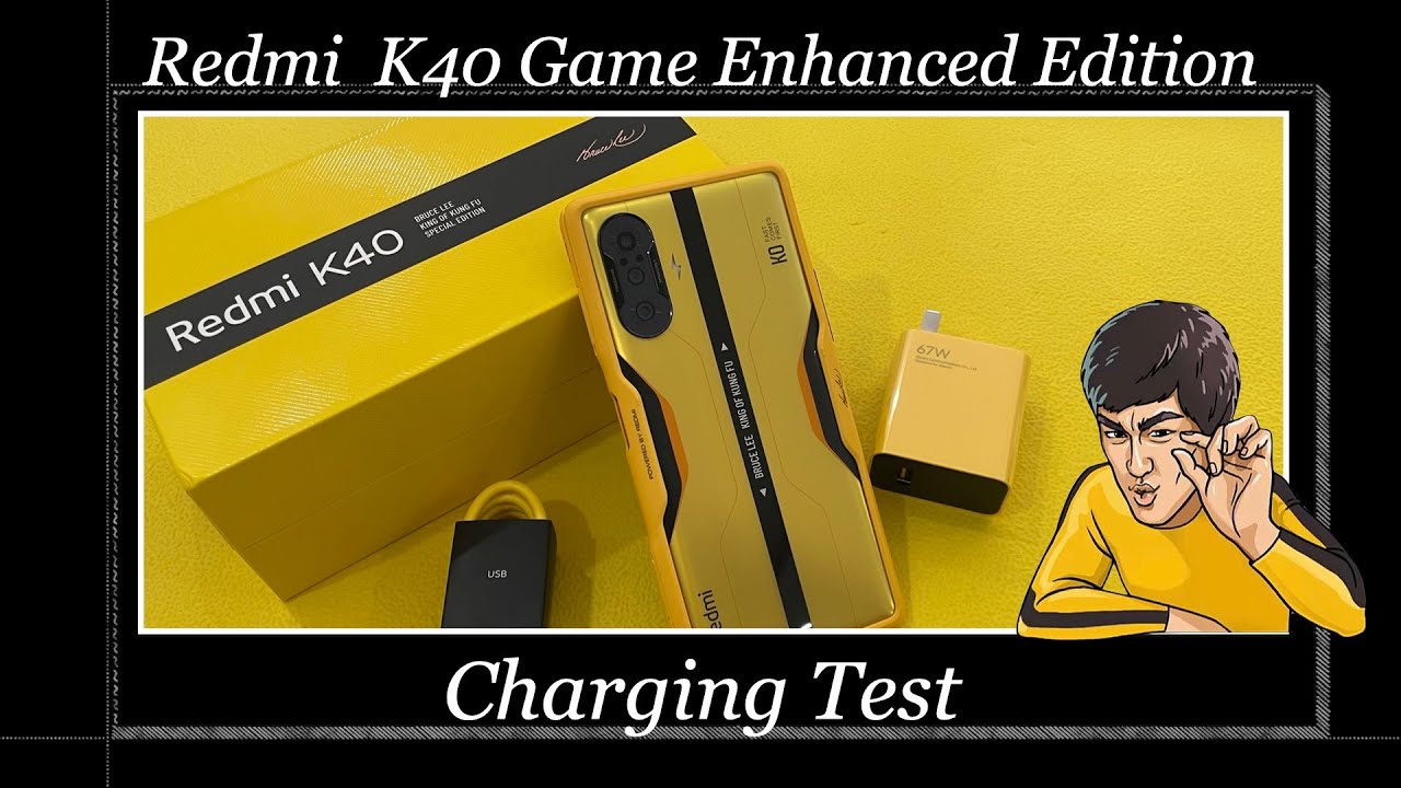 Redmi K40 Game Enhanced Edition: Charging Test