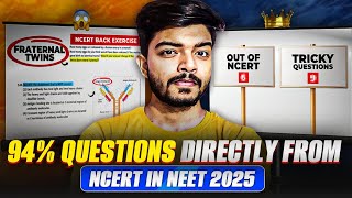 (Don&#39;t Be A Fool 🫵) All NCERT Questions That Came In NEET 2025 BIOLOGY | Exemplar |Diagram‼️