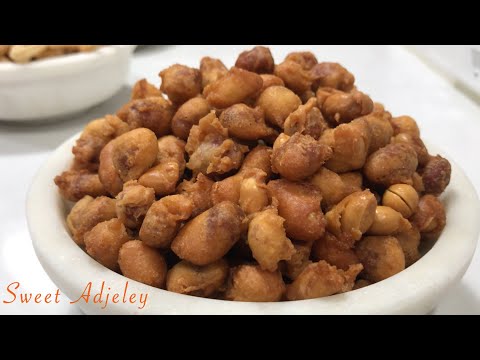 How To Make The Easiest Party Pleasing Coated Peanut Recipe | The Easiest Coated Groundnut Recipe